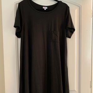 Solid black! Lularoe Carly dress